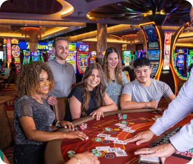 people play in the casino